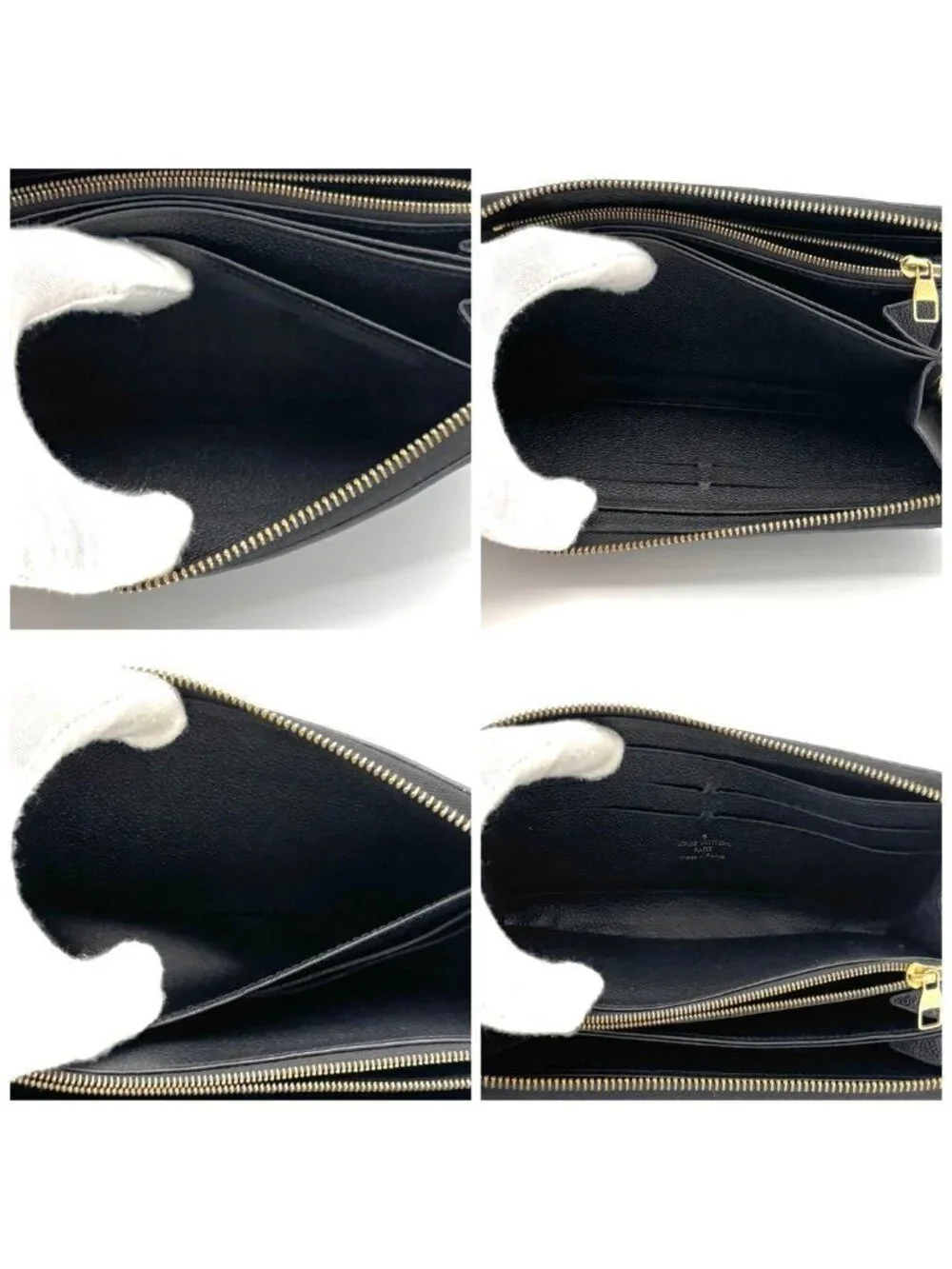Louis Vuitton Wallet Zippy Monogram Black